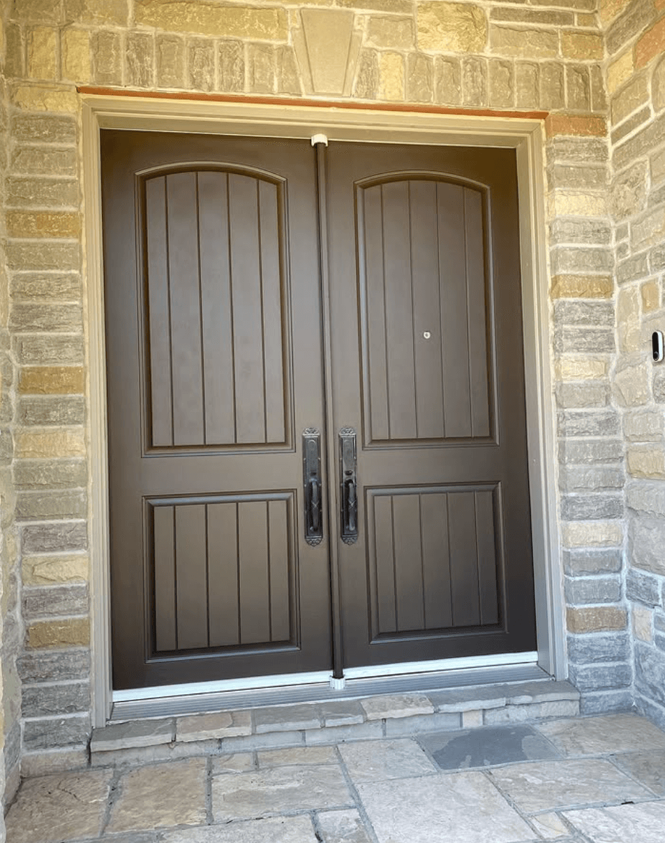 Front entrance refinish — after, by Two Crew LTD.